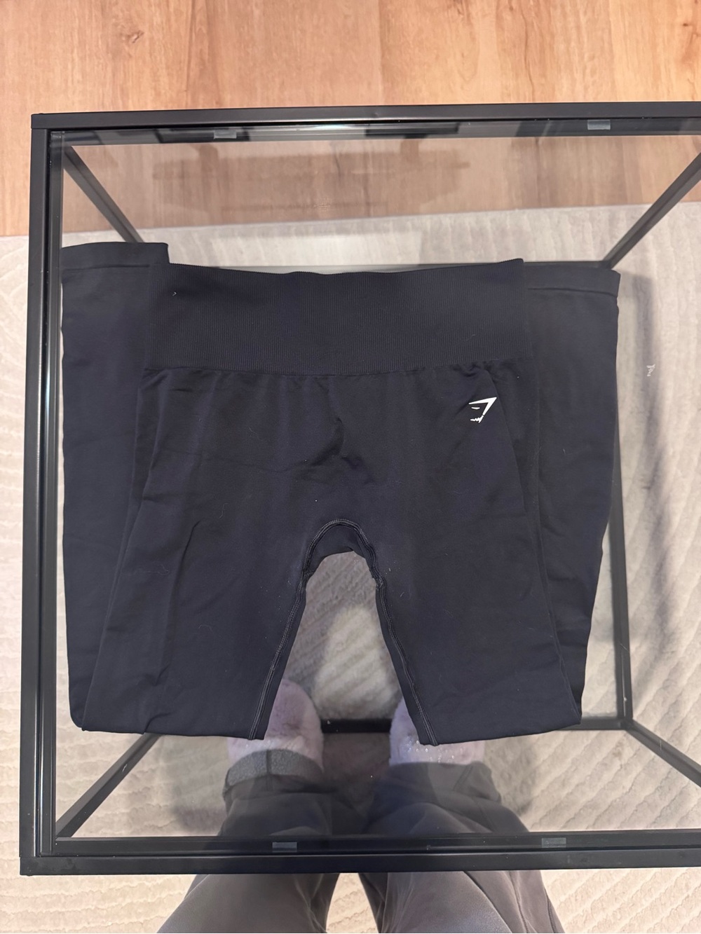 Gymshark seamless Black Leggings with Logo